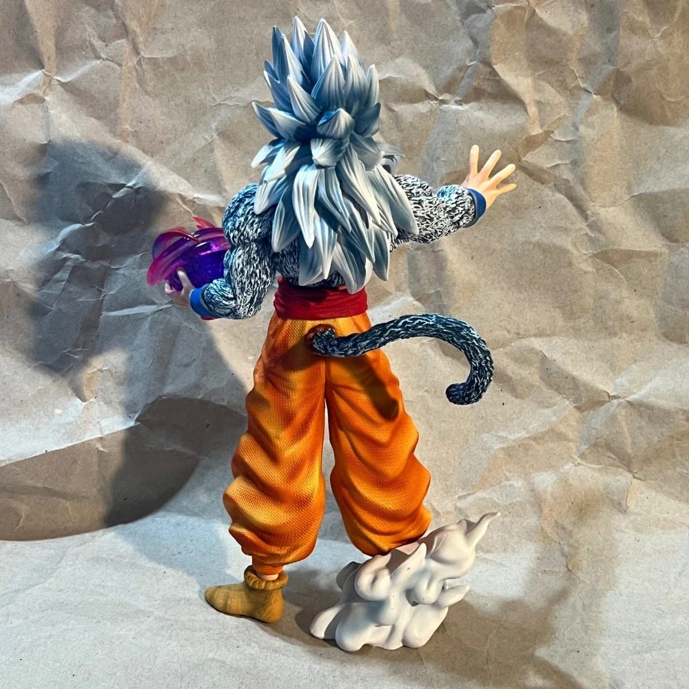 Dragon Ball Z Goku Super Saiyan 5 Figure Orange Gray SSJ5 AF Statue with Box